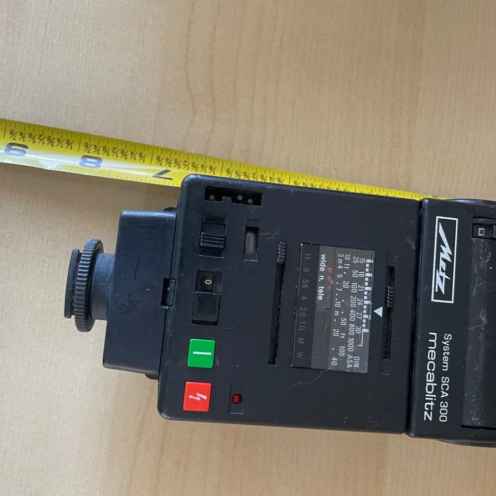 Metz Mecablitz 36 CT 2 36 CT-2 36CT2 Flash Unit SCA 300 Tested For Power Works